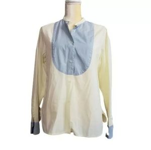 LRL Lauren Ralph Lauren M Medium Equestrian Shirt Long Sleeve Competition